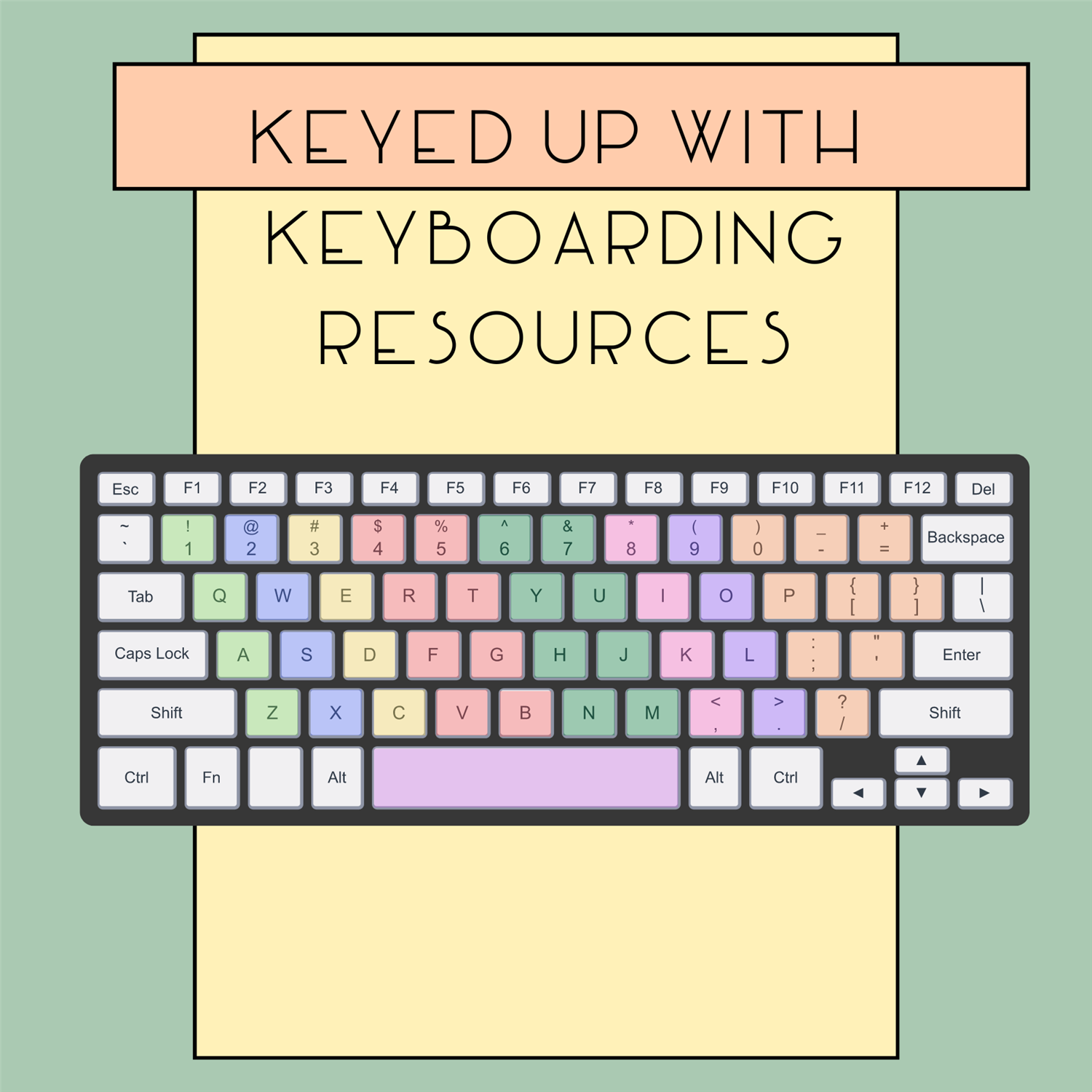 Pastel Keyboard 